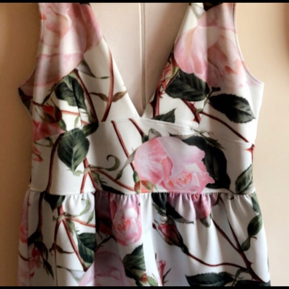 ASOS FLORAL ROMPER
